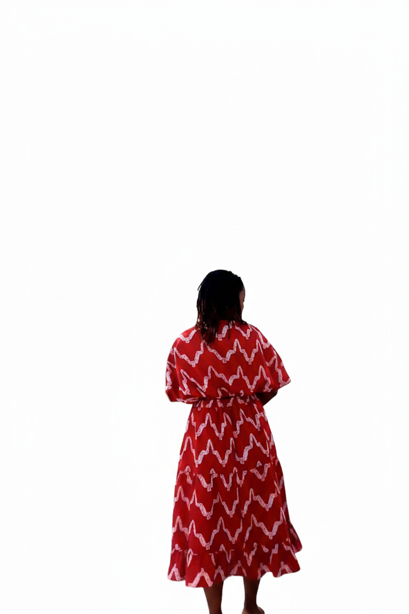 Ankara skirt and blouse